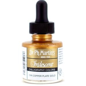 🔥5 FOR $25🔥 Dr. Ph. Martin’s Iridescent Calligraphy Colors - Copper Plate Gold